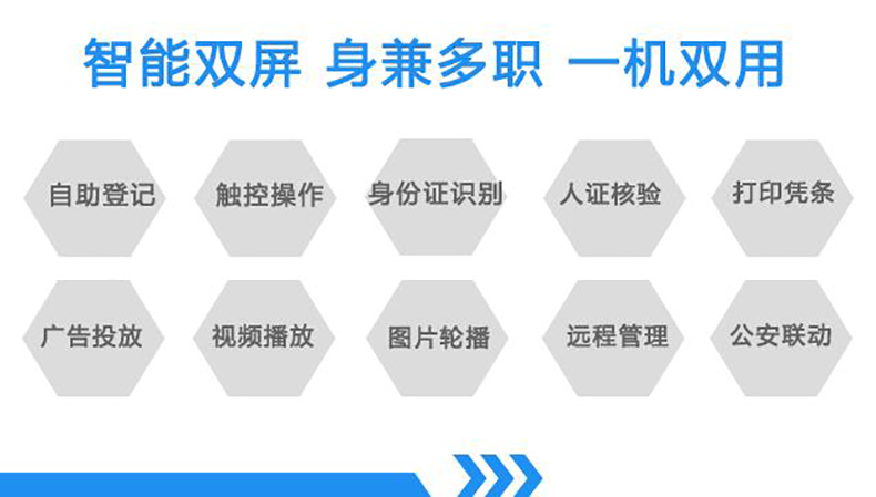 機關政務寫字樓電信移動大廳博奧智能雙屏自助訪客一體機來訪人員登記管理系統(tǒng)